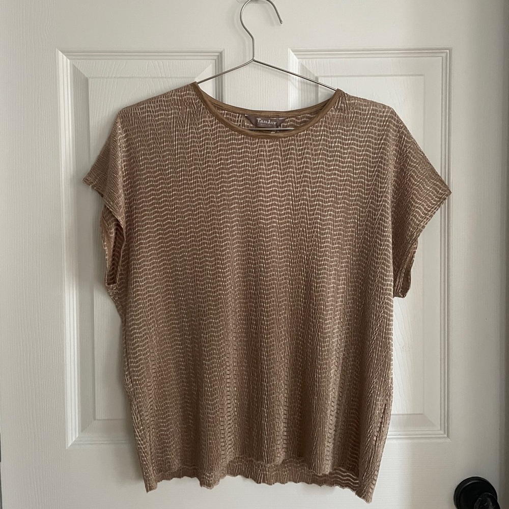 Vintage honey textured tee
